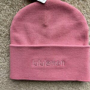 NWT Lululemon Warm Revelation Beanie - Pink